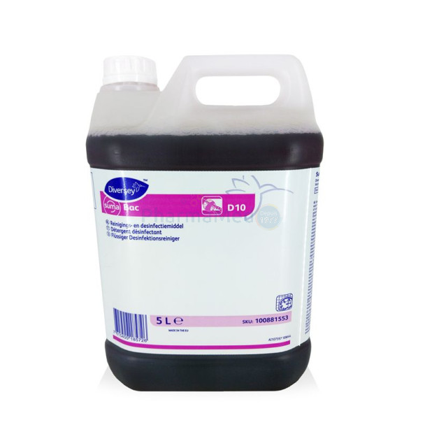 SUMA BAC D10 nettoyage hygiénique .......(5L)