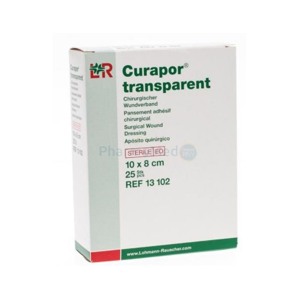 CURAPOR Transparent ST 8x10cm - 25pc