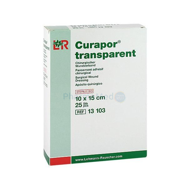 CURAPOR Transparent ST 10x15cm - 25pcs