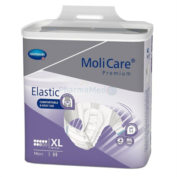 MOLICARE PREMIUM Elastic Kleefluier XL 8D - 14st