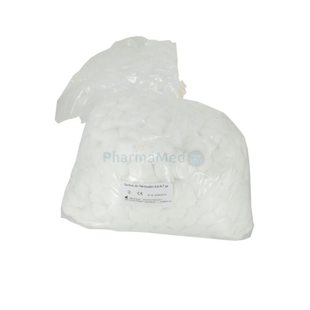 Ouate en boules 0,7gr - 500pc