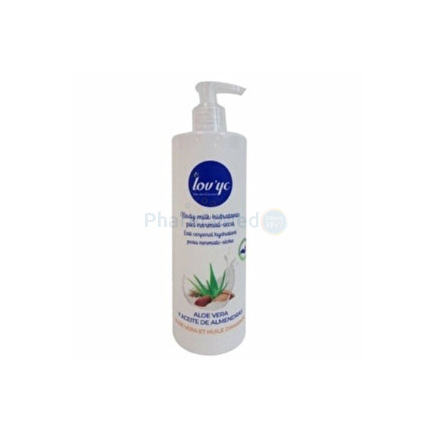 LOV'YC lait corporel peaux sèches amande et aloe - 400ml