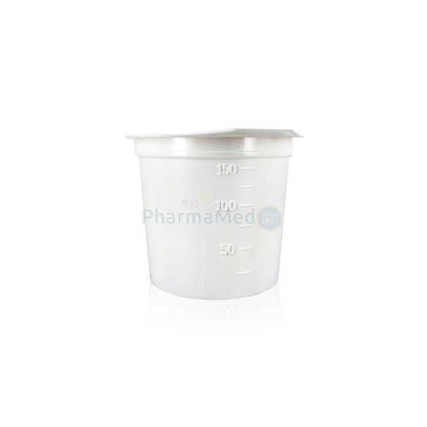 Crachoir plastique avec couvercle 150ml - 1pc
