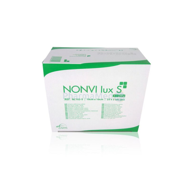 Compresses NT ST ZARYS 5/2 10x10cm (25x2pc)