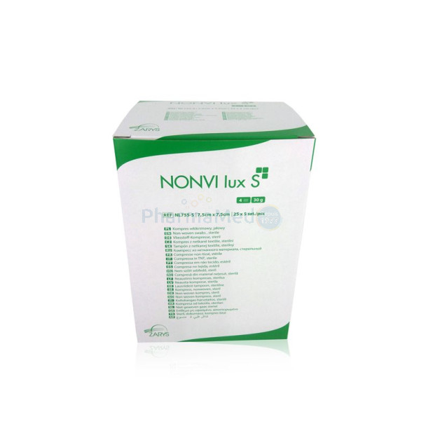 Compresses NT ST ZARYS 3/5 7,5x7,5cm (25x5pc)