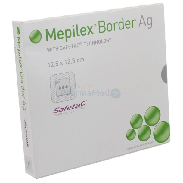 MEPILEX BORDER AG 12,5x12,5cm ..........(5pc)