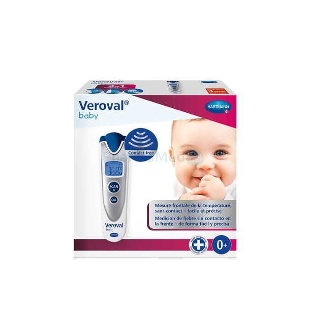 Veroval Baby thermomètre à mesure frontale - 1pc
