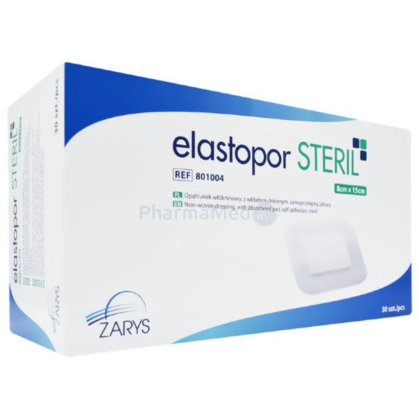 ELASTOPOR Stérile pansement post-op ZARYS - 8x15cm - 30pc