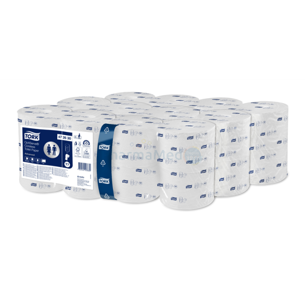 Papier toiletteTORK OptiServe compact Adv 2 plis 94.3m T7 - 24rl