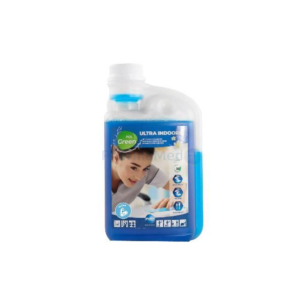 Polgreen Ultra indoors - Nettoyant concentré éco toutes surfaces - 1L