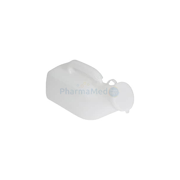 Urinal homme + couvercle capuchon bleu (1pc)