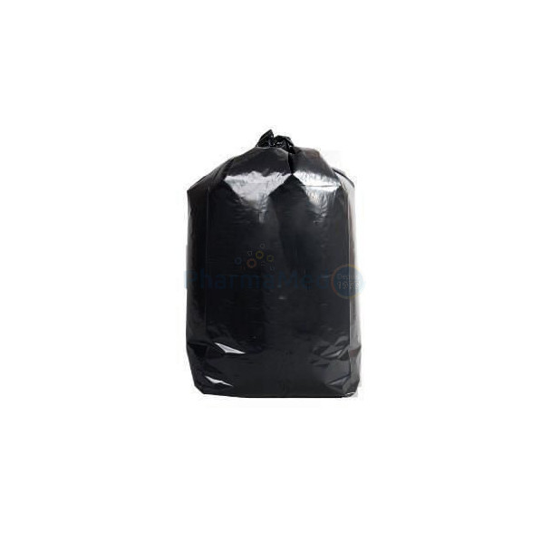 Sac poubelle noir 90x120cm BD recyclé 40µ - 10pc