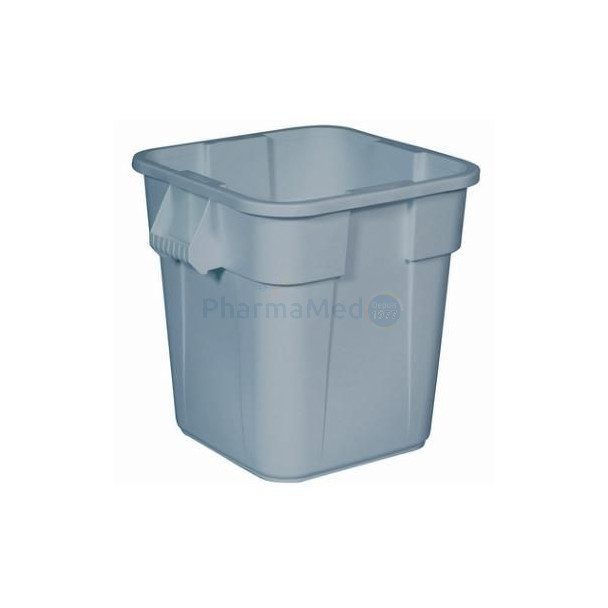 Conteneur brute polyéth. 106L gris - 1pc