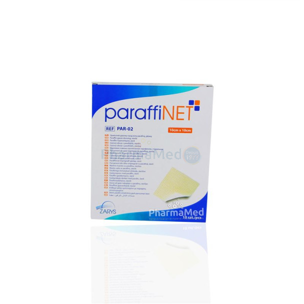PARAFFINET pansement paraffiné ZARYS 10x10cm - 10pc