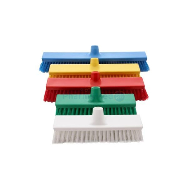 HEVA Balai hygiène dur - Blanc - 40cm