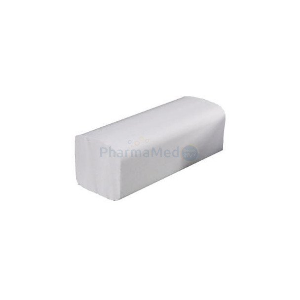 Essuie mains blanc ZZ 2plis 25x22.6cm - 20x160pc