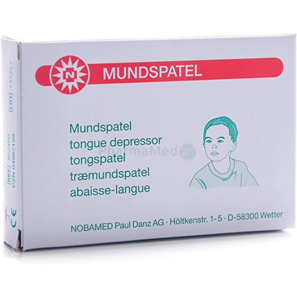 NOBA - Abaisse langue bois/pédiatrique - 100pc