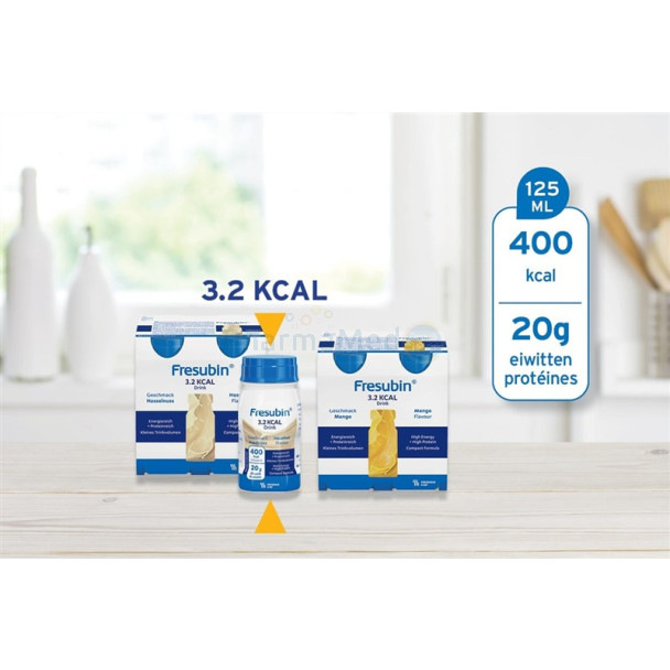 Fresubin 3.2 Kcal Drink - Vanille-Caramel - 4x200ml