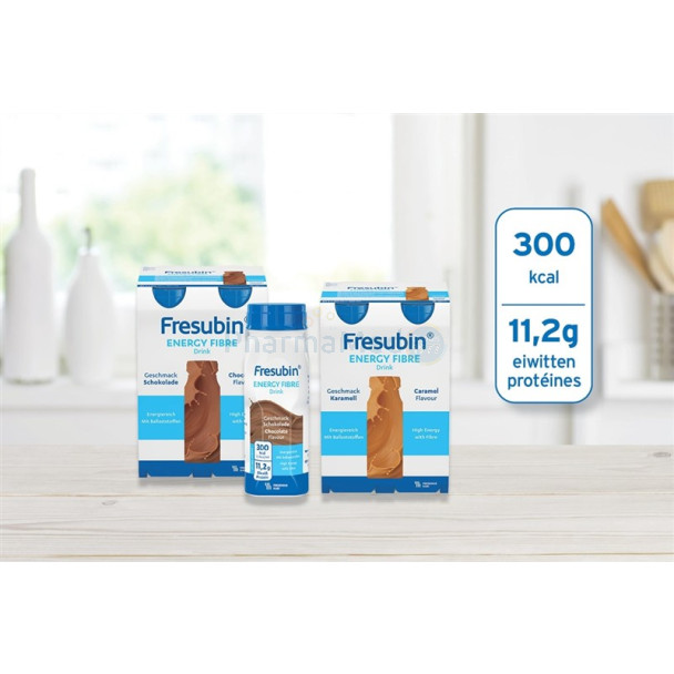 Fresubin Energy Fibre Drink - Caramel - 4x200 ml
