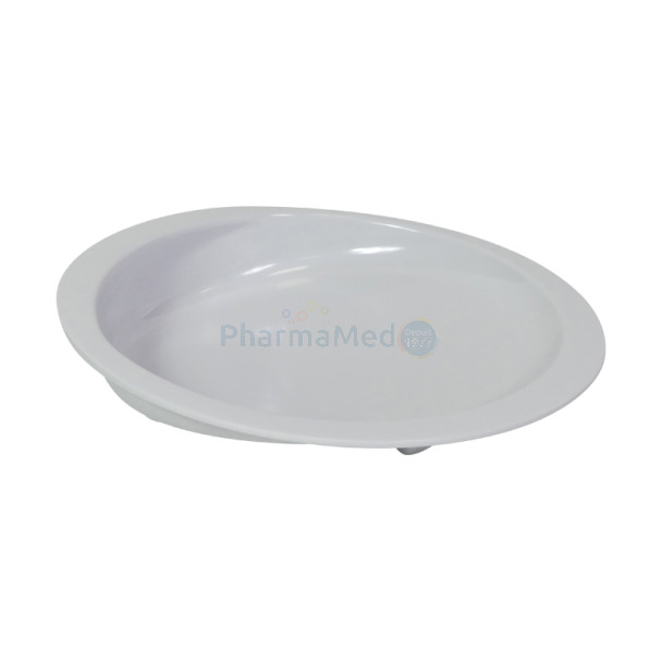 Assiette inclinée MANOY blanche diam. 24cm - 1pc