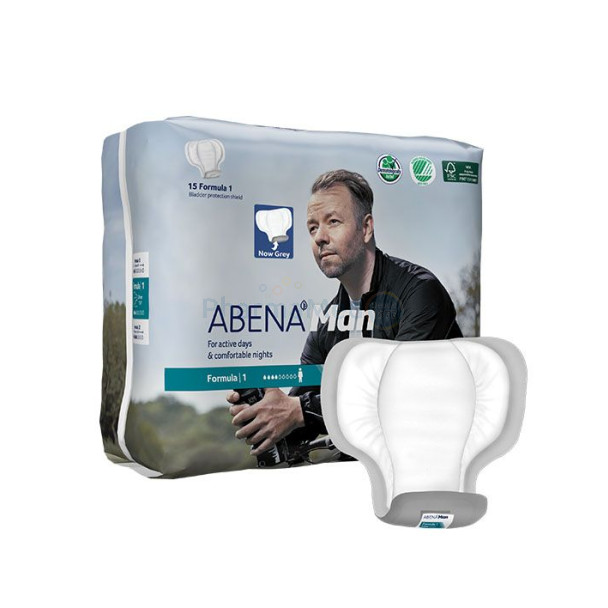 ABENA MAN Protection anatomique Homme - F1 - 15pc