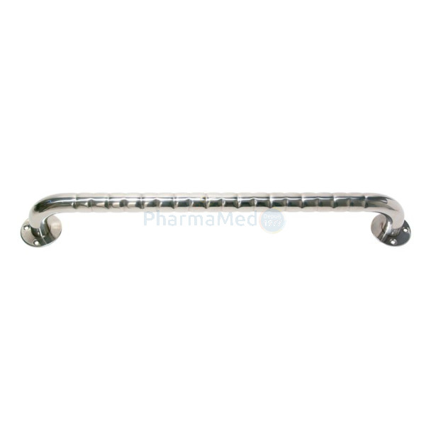 Barre murale striée en inox - 40cm