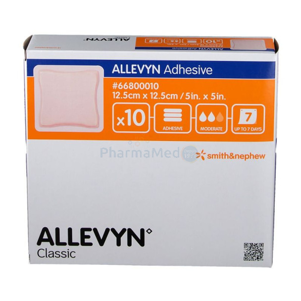 ALLEVYN ADHESIVE 12,5x12,5cm - 10pc