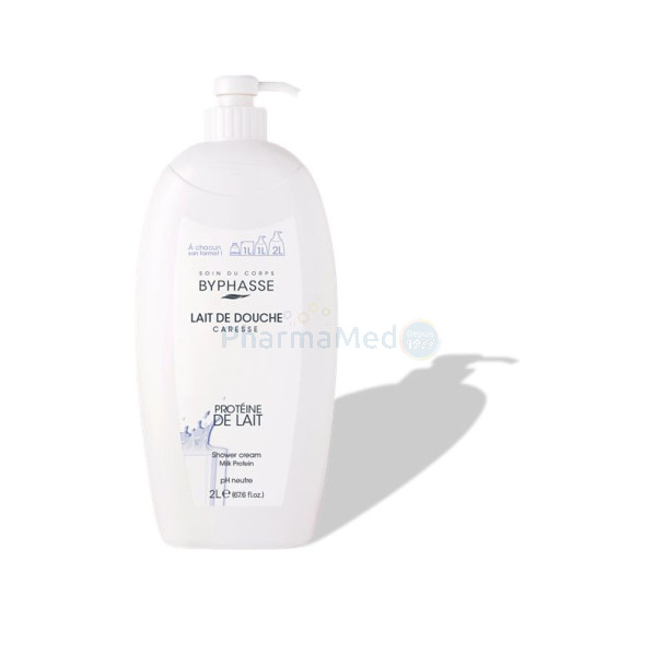 BYPHASSE Caresse lait de douche - Protéine de lait 2L