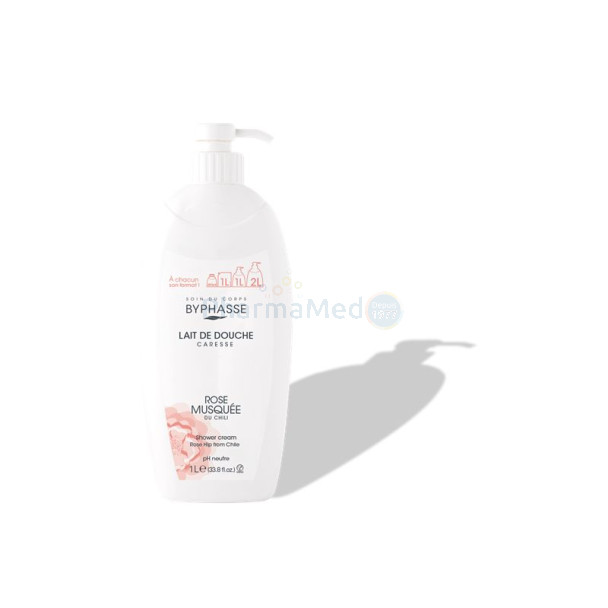 BYPHASSE Caresse lait de douche - Rose musquée 1L