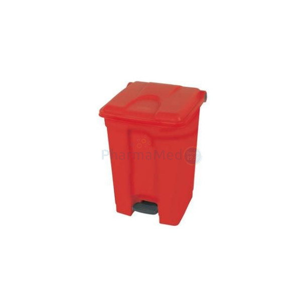 Collecteur à pédale 70lt - rouge Probbax