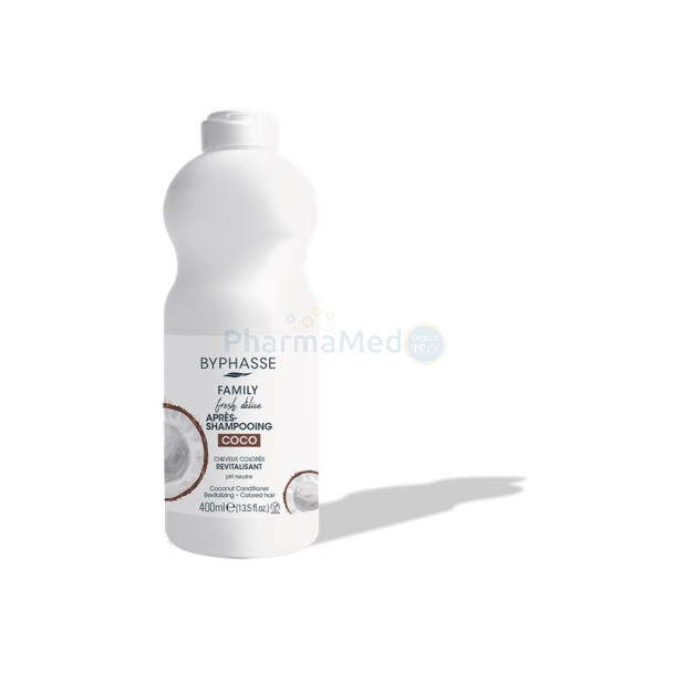 BYPHASSE Après-shampoing Family fresh Noix de Coco 400ml