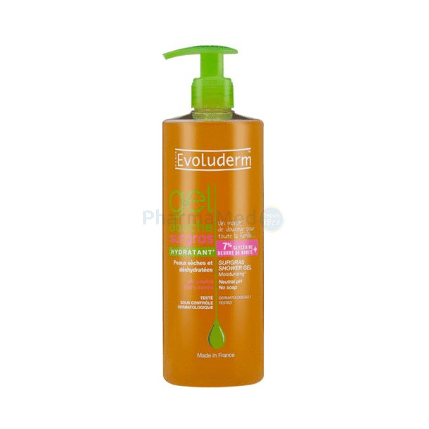 EVOLUDERM douche gel Surgras - 500ml