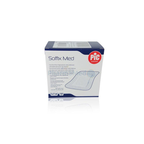 Soffix Med - pansement adhésif hypoallergénique - 5x7cm - 100pc