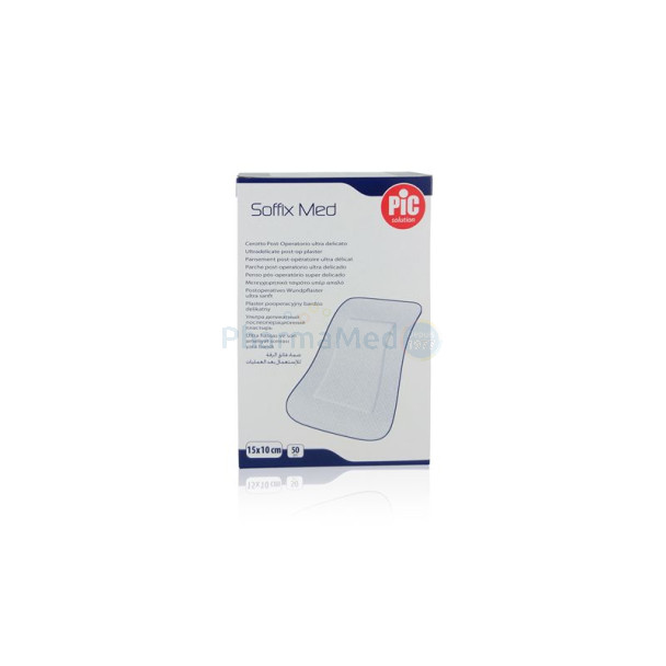 Soffix Med - pansement adhésif hypoallergénique - 10x15cm - 50pc