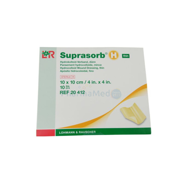 Suprasorb H - Pansement Hydrocolloïde fin - 10x10cm - 10pc