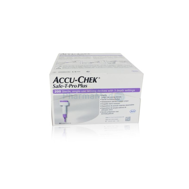 ACCU CHEK SAFE-T-PRO PLUS lancetten - 200st