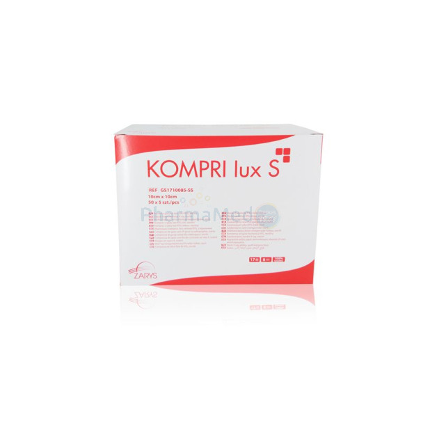 Compresses gaze Stériles ZARYS - 10x10cm - 50x5pc