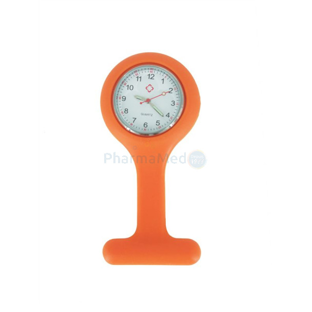 Montre infirmière Anti-choc - Orange