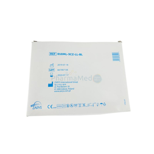 Seringues ZARYS dicoNEX 10ml luer lock /100pc