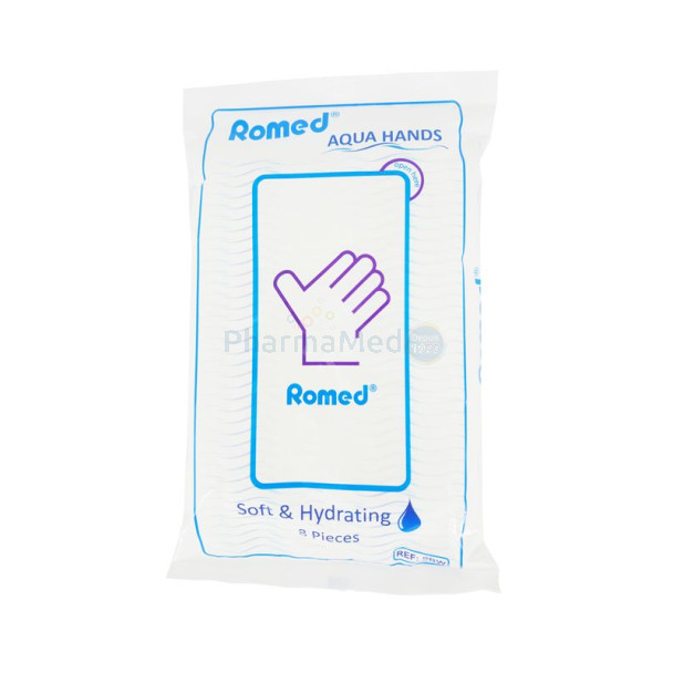 Washandje Wegwerp Vochtig ROMED - 8st