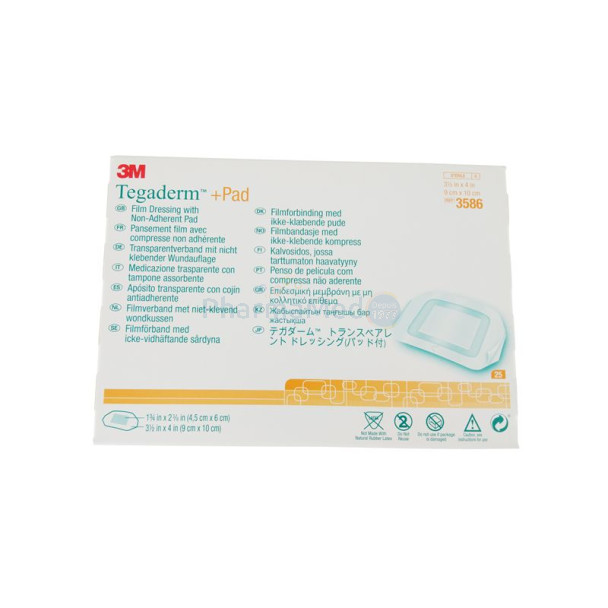Tegaderm +Pad - 3589 - 9x15cm - 25pc