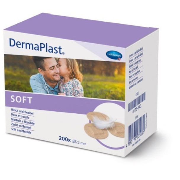 Kleine pleister na injectie DERMAPLAST - 200st