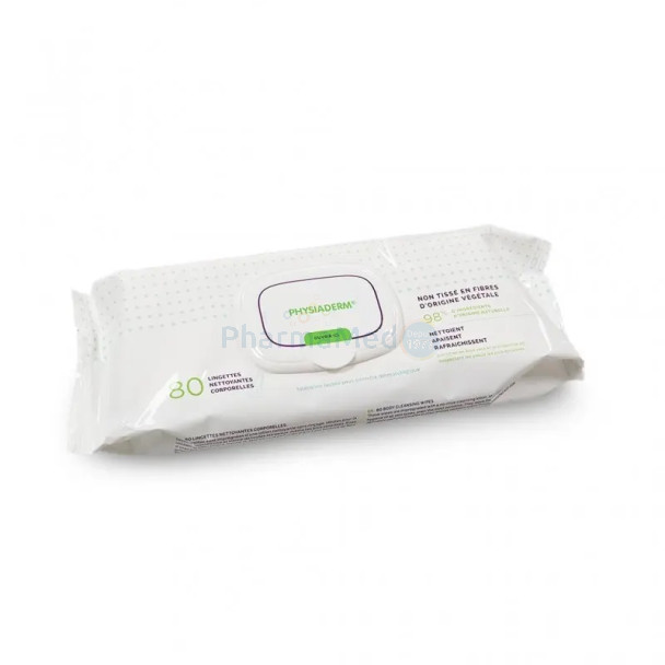 Lingette corporelle nettoyante biodégradable - 80pc