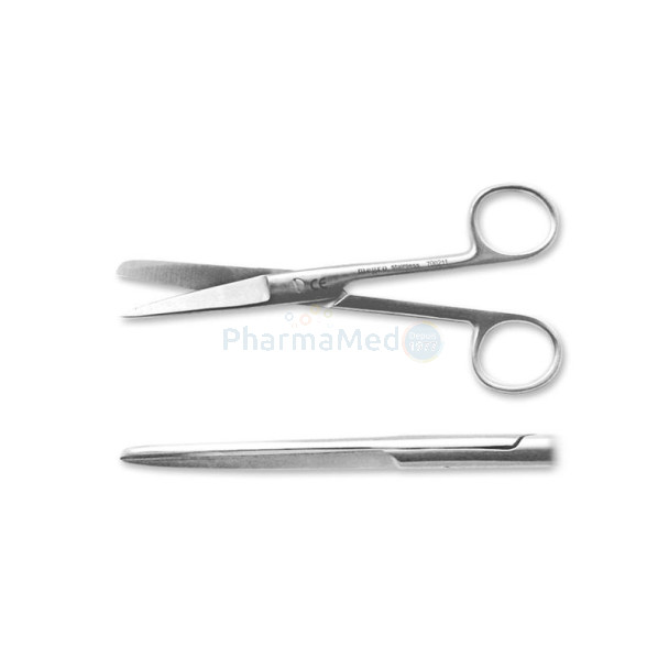 Ciseaux de chirurgie 14cm droit P/M - 1pc
