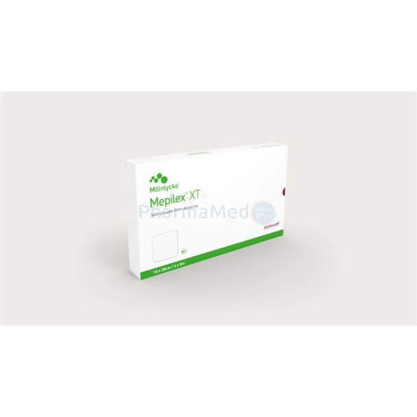 MEPILEX XT pansement très absorbant pour exsudat - 10x10cm - 5pcs