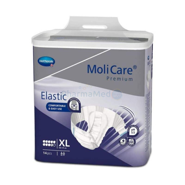 MOLICARE PREMIUM Elastic Kleefluier XL 9D - 14st