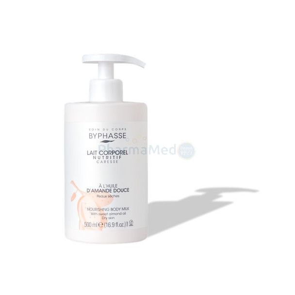 BYPHASSE Lait corporel à l'huile d'amande douce 500ml