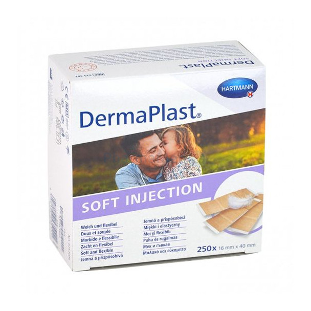 Pansements d'injection DERMAPLAST 16x40mm - 250pcs