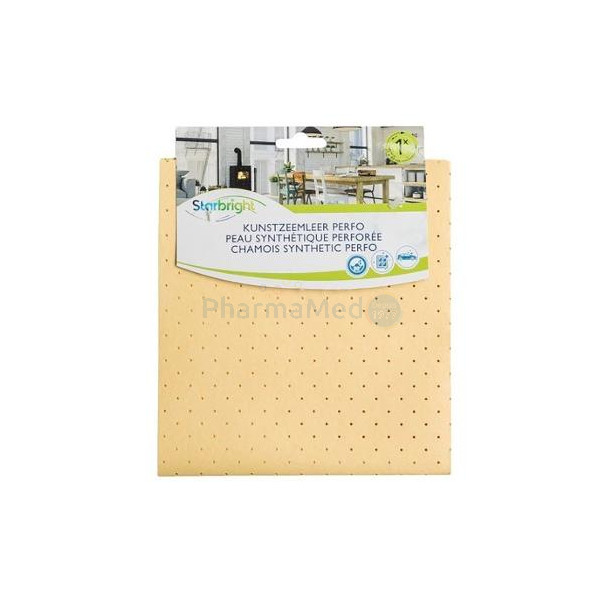 Peau de chamois synthétique - EXTRA perfo - 40x35cm