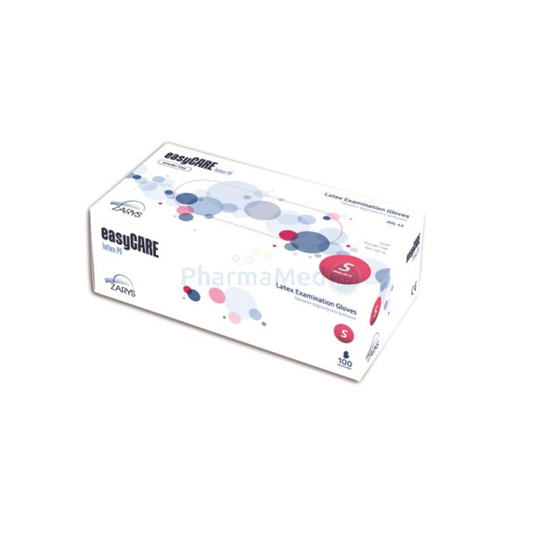 EASYCARE Gants latex NS non poudrés - Large - 100pc